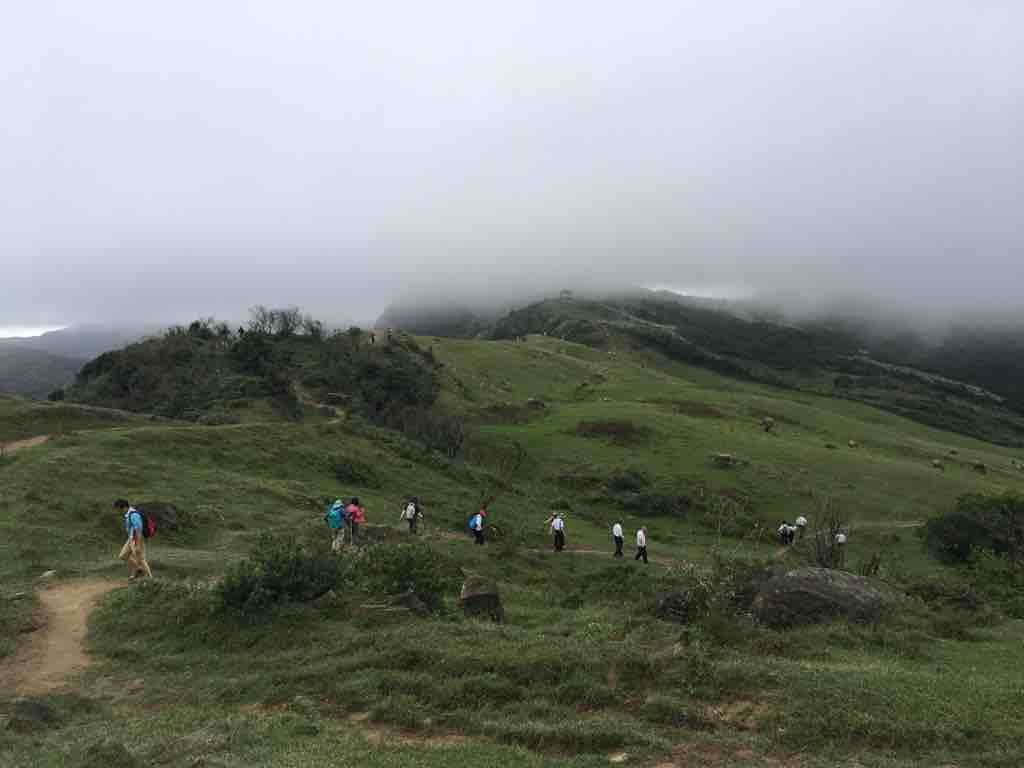 雲霧繚繞的桃源谷仙境（圖/WanjengWang）