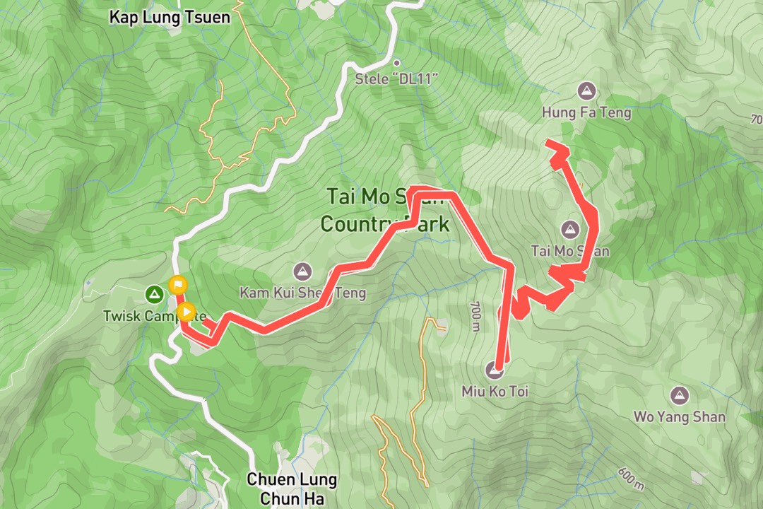 22/8/2025 午後輕裝行山_大帽山。妙高台 - Hikingbook